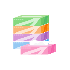 特典BOXティッシュ